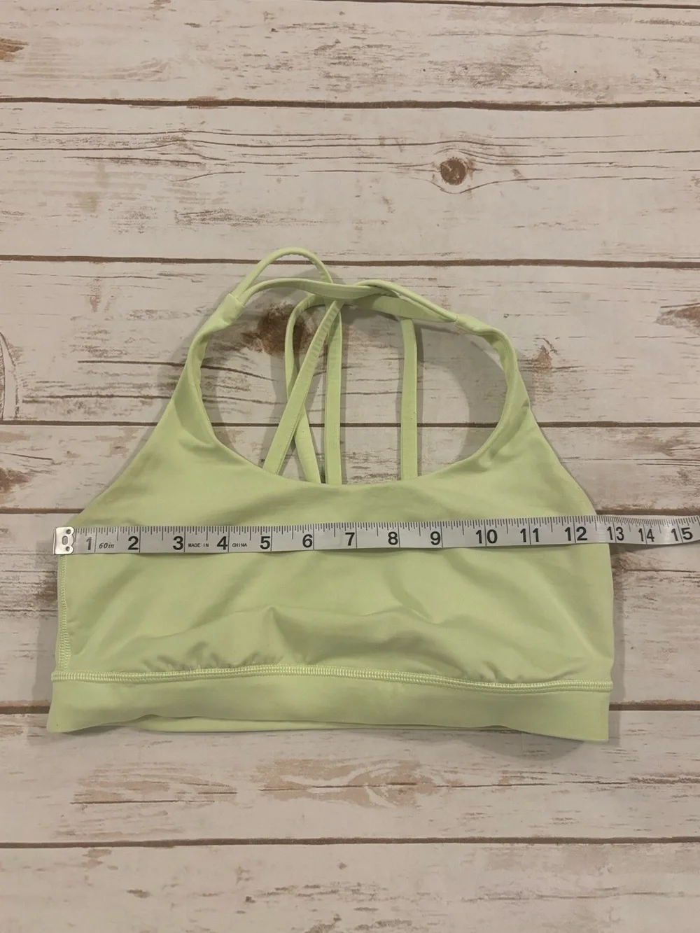 Lululemon Energy Bra *Medium Support, B–D Cups Faded Zap Size 6